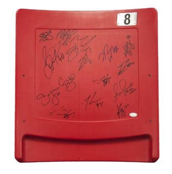 New York Giants Stadium Seat Back Signed by (14) Giants 